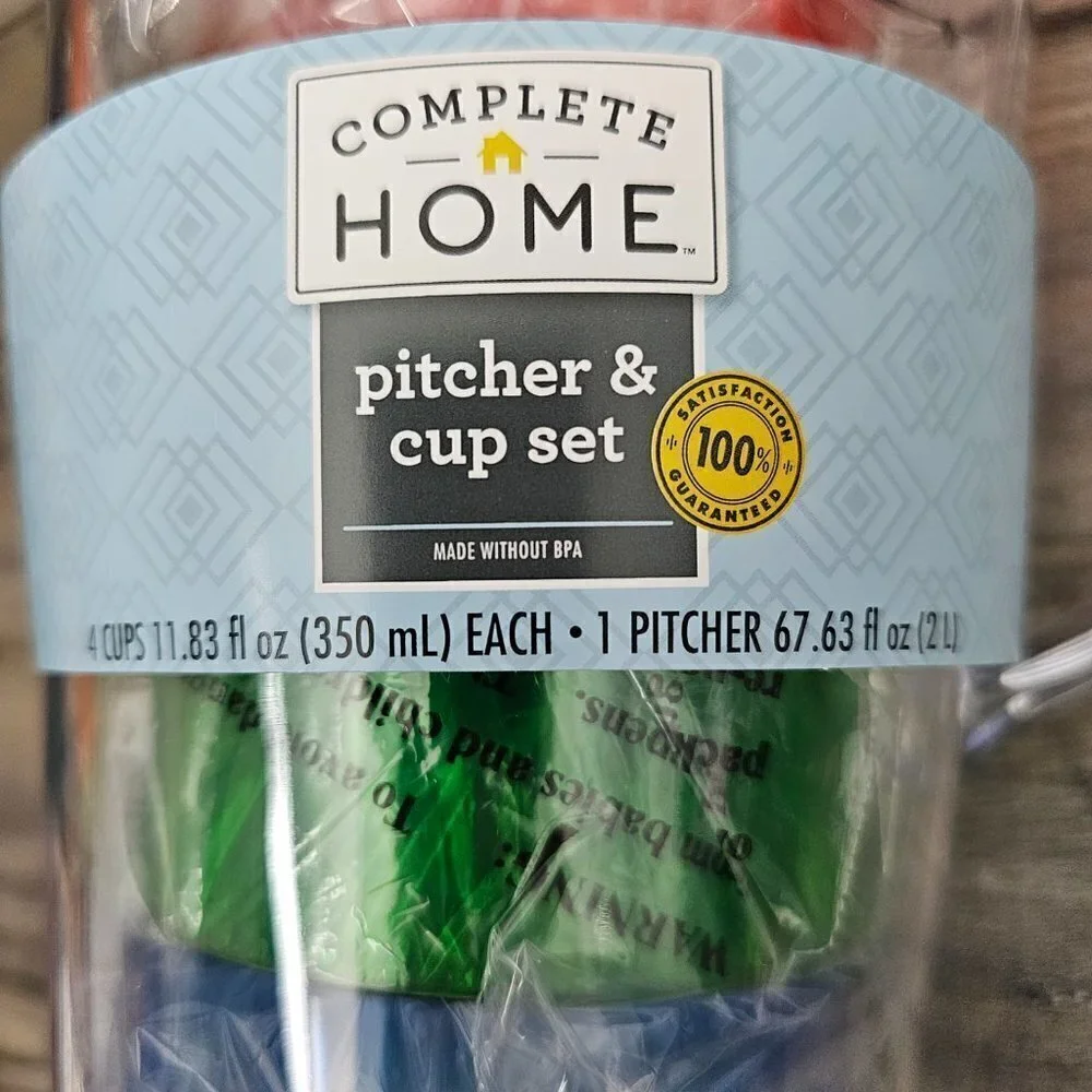 💥425 Complete Home Picher And Cup Set